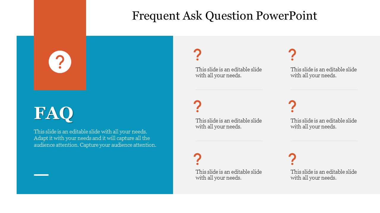 Frequent Ask Question PowerPoint